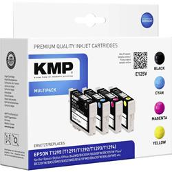 KMP Encre remplace Epson T1291, T1292, T1293, T1294, T1295 compatible pack bundle noir, cyan, magenta, jaune E