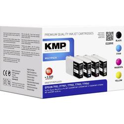 KMP Ink set remplace Epson 79XL, T7901, T7902, T7903, T7904 compatible noir, cyan, magenta, jaune E220VX 1628,
