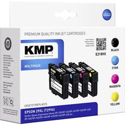 KMP Encre remplace Epson 29XL, T2996, T2991, T2992, T2993, T2994 compatible pack bundle noir, cyan, magenta, jaune E218VX 1632,4050