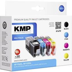 KMP Ink set remplace HP 934XL, 935XL compatible pack bundle noir, cyan, magenta, jaune H14