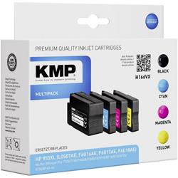 KMP Encre remplace HP 953XL compatible pack bundle noir, cyan, magenta, jaune H166VX 1747,4005