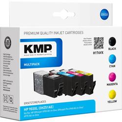 KMP Encre remplace HP 903XL compatible pack bundle noir, cyan, magenta, jaune H176VX 1756,0005