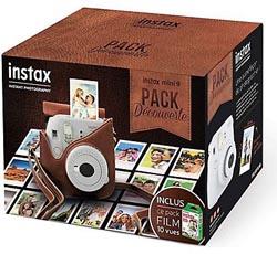 Appareil photo Instantané Fujifilm Pack découverte Mini 9 blanc
