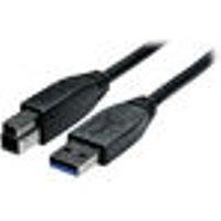 cable USB 3.0 - type A / B MALE - 2 m - Noir