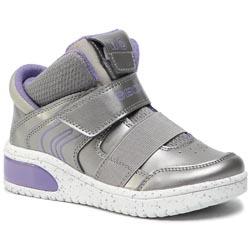 Sneakers GEOX - J Xled G. A J848DA 0NF6K C1335 S Dk Silver/Lilac