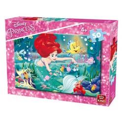 King Puzzles - Puzzle 50 pièces King - Disney Ariel & Belle