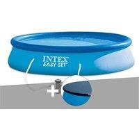 Kit piscine autoportée Easy Set 3,96 x 0,84 m + bâche de protection - Intex
