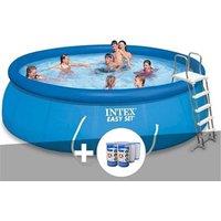 Kit piscine autoportée Intex Easy Set 4,57 x 1,22 m + 6 cartouches - Intex