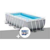 Kit piscine tubulaire Intex Prism Frame rectangulaire 4,00 x 2,00 x 1,00 m + 6 cartouches de filtration