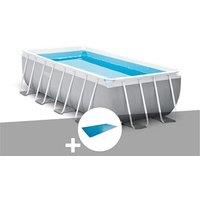 Kit piscine tubulaire Intex Prism Frame rectangulaire 4,00 x 2,00 x 1,00 m + Bâche à bulles