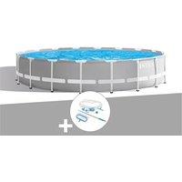 Kit piscine tubulaire Intex Prism Frame ronde 5,49 x 1,22 m + Kit d'entretien