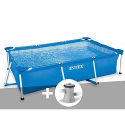 Kit piscine tubulaire rectangulaire 2,60 x 1,60 x 0,65 m + épurateur 1,25 m³/h - Intex