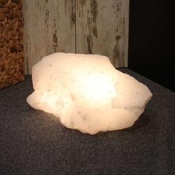 Lampadaire en cristal de sel Rock White Line - Wagner Life