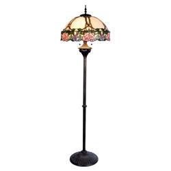 Lampadaire Emily style Tiffany - Clayre & Eef