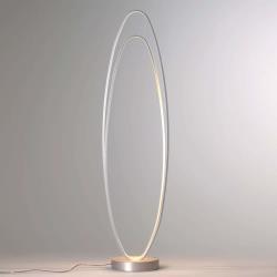 Lampadaire LED Flair en alu, forme elliptique - BOPP
