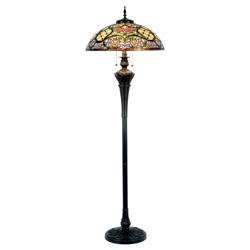 Lampadaire Rosaly style Tiffany - Clayre & Eef