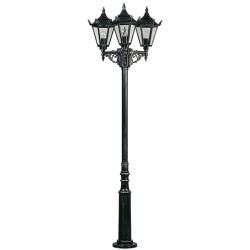 Lampadaire style rustique 756 noir à 3 lampes - Albert Leuchten