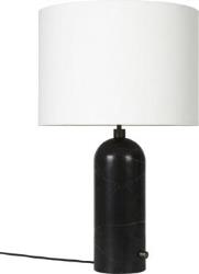 Lampe à poser en marbre noir 65cm Gravity - Gubi