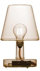 Lampe à poser Led TRANSLOETJE marron transparent 25.5x16.5cm - FATBOY