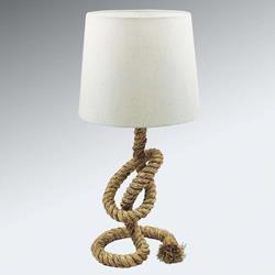 Lampe corde Lieke avec abat-jour blanc - SEA-Club