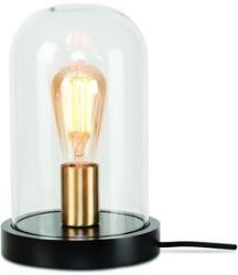 Lampe de table noire cloche en verre Seattle - It