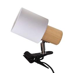 Lampe à pince Clampspots moderne abat-jour blanc - Spot-Light