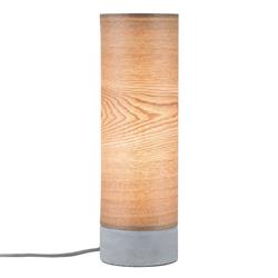 Lampe à poser en bois Skadi avec pied en béton - Paulmann