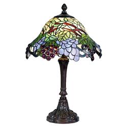 Lampe à poser colorée Lotta de style Tiffany - Clayre & Eef