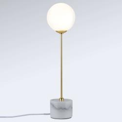 Lampe à poser épurée Moa avec socle en marbre - Paulmann