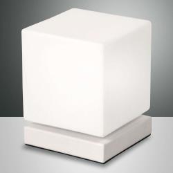 Lampe à poser LED Brenta blanche avec variateur - Fabas Luce