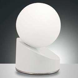 Lampe à poser LED au design stylé Gravity, blanche - Fabas Luce
