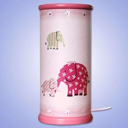 Lampe à poser LED ELEPHANT magique rose - Waldi-Leuchten