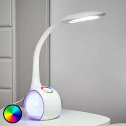 Lampe à poser LED flexible Paula, blanc - Globo