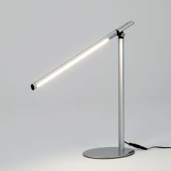 Lampe à poser LED Kolja très moderne gris argenté - Lindby