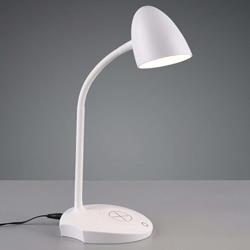 Lampe à poser LED Load chargeur à induction, blanc - Reality Leuchten