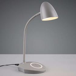 Lampe à poser LED Load chargeur à induction, gris - Reality Leuchten
