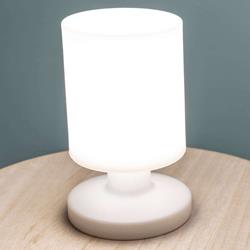 Lampe à poser LED sans fil blanche Bora - Reality Leuchten