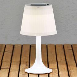 Lampe à poser LED solaire blanche Assisi Sitra - Konstmide