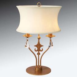 Lampe à poser textile Windsor décorative - Elstead