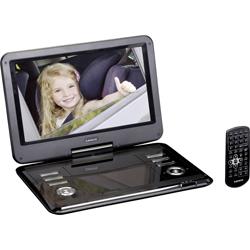 Lenco DVP-1210 Lecteur DVD portable 30.5 cm 12 pouces fonctionnement sur batterie, avec lecteur DVD intégré