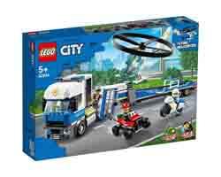 LEGO City Police 60244 Le transport de l'hélicoptère de la police