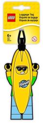Etiquette de bagage Homme banane LEGO