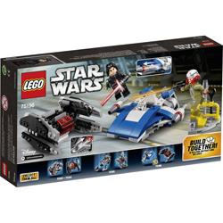 LA-Wing - consulté vs. Silencieux - consulté micro TIE Fighter LEGO STAR WARS 75196 Nombre