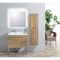 Colonne de salle de bain ATLANTIC bois clair L.77 x P.50cm