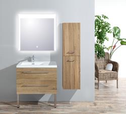 Meuble de salle de bain ATLANTIC bois clair L.35 x P.35cm