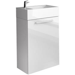 Meuble de salle de bain Athene Blanc brillant 40x22 cm - BADPLAATS