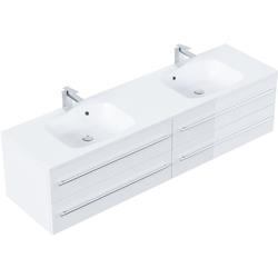 Meuble de salle de bain Colossos 180 blanc brillant - EMOTION