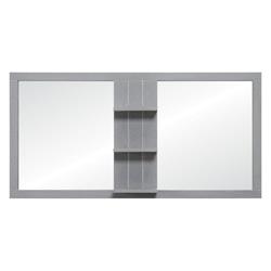 Miroir étagère Seaside 120cm gris patine