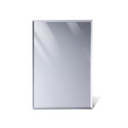 Miroir bords biseautés 44x30cm