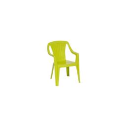 Chaise en résine PVC TONGA pour enfant L. 37 x l. 36 x H. 53 cm vert anis